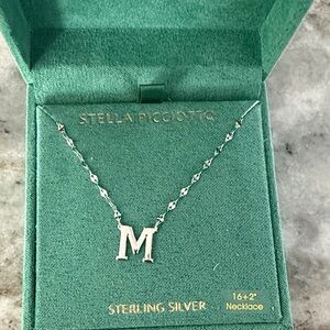 Silver Initial Necklace